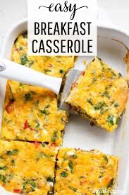 Frozen spinach greens and jarred artichoke hearts make this super easy to prepare. Make Ahead Sausage And Egg Breakfast Casserole I Heart Naptime Recipe Breakfast Casserole Breakfast Casserole Easy Breakfast Recipes