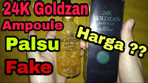 Minimizes wrinkles, fine lines, and large pores. 24k Goldzan Ampoule 99 9 Pure Gold Palsu Fake Youtube