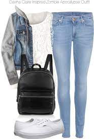 Outfits With White Vans Google Search Fall Outfits Fashion Zombie Apocalypse Outfit