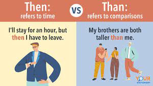 Then vs. Than: When To Use Each Word | YourDictionary