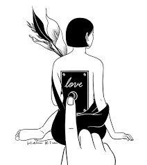 Black And White Illustration Art 