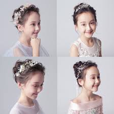 子どもフラワーティアラ カチューシャ ヘアバンド 子供用 フォーマル 髪
