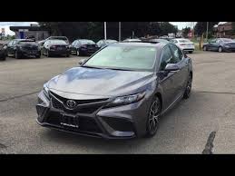Gray 2021 Toyota Camry SE UPGRADE Review Brockville Ontario