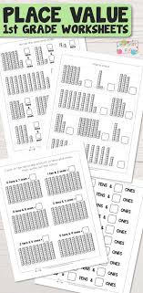 The whole number worksheets include counting numbers up to 100 worksheets. Place Value Worksheets For 1st Grade Itsybitsyfun Com