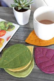 Today i'm back with a fun little diy. Fall For Felt Coasters New One Minute Video The Renegade Seamstress