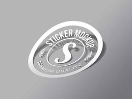 Free Rectangle Sticker Mockup Psd In 2020 Transparent Stickers Promotional Design Mockup