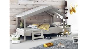 Kinderbett Tree Juniorbett Bett Mdf Grau Lackiert Inkl Rost 90x200 Cm Baumhaus Betten Kinderbett Kinder Bett