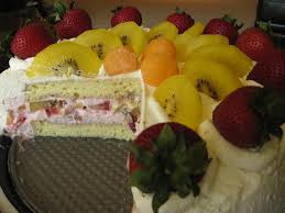 Sponge cake (or japanese strawberry shortcake) that most asian . Chinese Birthday Cream Cake With Strawberry Mousse Filling And Fresh Fruit My Edible Memories