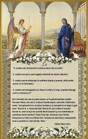 Și pe urmă, iarăși rugăciunea sfântului efrem sirul, toată, cu două închinăciuni, și la sfârșit cu o metanie mare: Rugaciunea Bunei Vestiri Sfantul Efrem Sirul Pagina Dedicata Cinstirii Maicutei Domnului