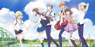 Kiwi, pineapple, mango, dragon fruit, coconut, mango variuos citrus fruits in basket on garden table. Fruit Basket Season 2 Episode 15 Release Date Plot Recap Where To Watch