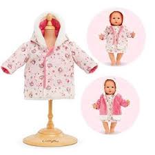 Vintage corolle doll toddler baby teddy bear face red scarf with pockets france clothing accessories 1995. Corolle Corolle Enchanted Winter Reversible Coat Clothing Accessory For 14 Baby Dolls