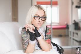 Stylish man with glasses and tattoo (0295) 3d model. Hd Wallpaper Suicide Girls Blonde Women Tattoo Glasses Room Piercing Wallpaper Flare
