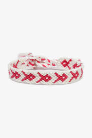 Go cross stitch crazy with our huge selection of free cross stitch patterns! Pink Ribbon Friendship Bracelet