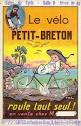 PUB CYCLES years 20 The bike Petit Breton rides alone Postcard ...