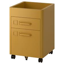 Idasen Schubladenelement Mit Nfc Schloss Goldbraun Ikea Deutschland Caisson A Tiroirs Caisson Meuble Rangement
