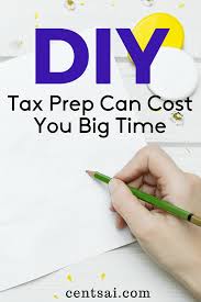 Electronic filing options have made doing your own taxes much easier and less stressful, but it can still be professionals take the time needed to do taxes perfectly, usually 15 or more hours. Diy Taxes Can Cost You How To Avoid Mistakes Centsai Diy Taxes Business Tax Deductions Tax Prep