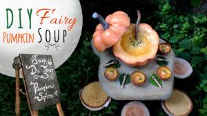 * little food fairy *. Miniature Pumpkin Soup Scene For Fairy Garden Or Dollhouse Mixed Media Polymer Clay Food Tutorial Youtube