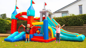 Outdoor Playground For Kids And Fun Activities With Gaby Kids Backyard Playground Kids Indoor Playground Kids Playground