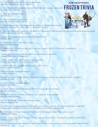 Cruella de vil is the villain in which disney movie . Free Frozen Trivia Questions And Frozen Coloring Sheet