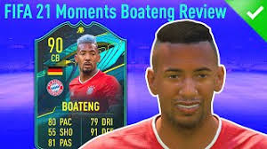 Reckon he will be better than gosens? 90 Moments Boateng Review Fifa 21 Moments Jerome Boateng Sbc Player Review Youtube
