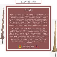 Kepentingan dewan bahasa dan pustaka (dbp) adalah begitu penting sehingga ia diiktiraf oleh jabatan kerajaan sebagai badan berkanun melalui akta parlimen pada tahun 1959 dalam memantapkan lagi pengembangan bahasa sastera. Bacaan Ringkas Hari Ini Keris Kecil Dewan Bahasa Dan Pustaka Malaysia Facebook