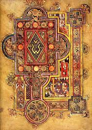 It is believed to have been created c. Page In Book Of Kells Celtic Art Book Of Kells Illuminated Manuscript