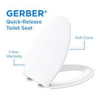 Elongated Undermount Soft-Close Quick-Release Seat