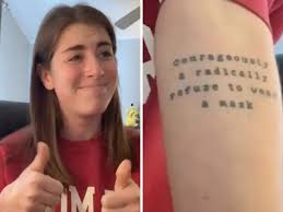 They often share pictures and step outside together. Woman Regrets Refuse To Wear Mask Tattoo Woman Who Tattooed Refuse To Wear A Mask On Her Arm Now Regrets Decision Her Video Goes Viral Trending Viral News