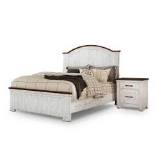 Buy rustic bedroom furniture sets and get the best deals at the lowest prices on ebay! 2pc Willow Rustic Bedroom Set Distressed White Walnut Homes Inside Out Target