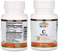 Visit the 21st century healthcare, inc store. 21st Century Vitamin C 1 000 Mg 60 Tablets Buy Online At Best Price In Uae Amazon Ae