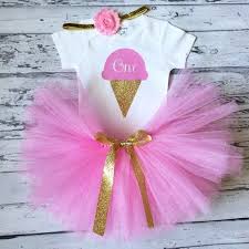 ice cream birthday party outfit pink and gold 1st birthday ice cream shirt any age ice cream birthday shirt pink tutu first birthday cake ice cream birthday party birthday party outfits