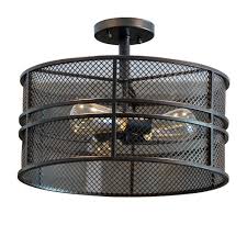 Check spelling or type a new query. Decor Therapy Rixon 3 Light Black Mesh Shade Semi Flush Mount Ch1929 The Home Depot Decor Therapy Semi Flush Mount Lighting Flush Mount Lighting