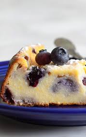 Italian Ricotta Cheese Cake With Blueberries Blueberry Desserts Ricotta Cheese Cake Recipes Cheesecake Recipes