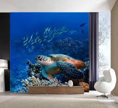 Sailboat wall decal vertical 3d window 042 colorful sea wall art for nursery children kids home decoration boat wall sticker room decor. Cheap Turtle Wall Murals Find Turtle Wall Murals Deals On Line At Alibaba Com