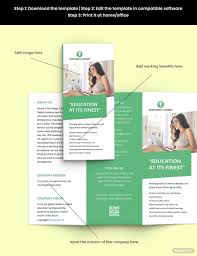 Free Tri Fold Simple Work Form Home Brochure Template In 2020 Brochure Template Brochure Free Brochure Template