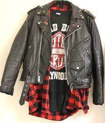 Rock And Roll Vintage Moto Jacket Handmade With Rock Bands Patch For Men Rock And Roll Fashion Rock Style Men Rock Band Outfits