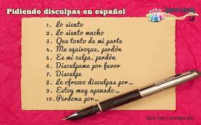 (formal) here are some other very interesting and useful sentences. How To Apologize In Spanish Phrases And Listening Practice Spanishlearninglab