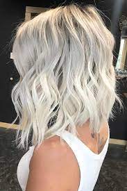 30 stunning shoulder length bob ideas for every woman ice blonde hair hair styles platinum blonde hair