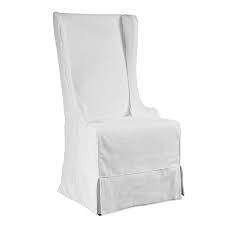 One Allium Way Sloan Box Cushion Wingback Slipcover Reviews Wayfair Slipcovers For Chairs Dining Chair Slipcovers Slipcovers