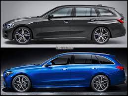 Masanasapril 9, 2020 automobile magazine. Vergleich Mercedes C Klasse T Modell Vs Bmw 3er Touring G21