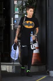ruby rose spotted in a batman t-shirt as she leaves the gym following an  afternoon workout session in los angeles-170419_2