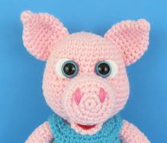 Schwein und Ente Häkelanleitung (englische PDF Datei, dies ist nicht die  fertige Puppe) Schwein/Ente/Bauernhoftiere/Schwein/Häkeln/Ente