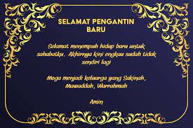 Contoh kad ucapan tahniah perkahwinan. Ucapan Pengantin Baru Archives 1001 Ucapan