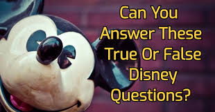 Here are 6 easy disney trivia questions: Can You Answer These True Or False Disney Questions Quizpug