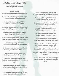 A Soldier S Christmas Poem Christmas Poems Christmas Soldiers Soldier Poem