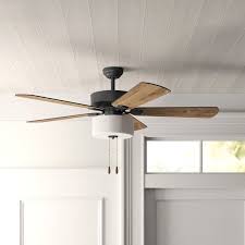 52 Sina 5 Blade Standard Ceiling Fan With Remote Control And Light Kit Included Joss Ceiling Fan With Light Ceiling Fan With Remote Ceiling Fan Makeover