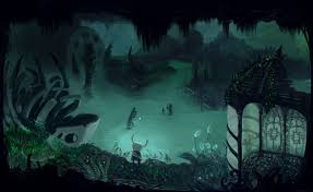 Primepalindrome The Greater Mind Once Dreamed Of Leaf And Cast These Caverns So In Every Bush And Every Vine The Hollow Art Knight Environment Concept Art