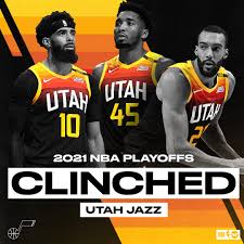 The nba playoffs are here! Nba On Tnt On Twitter The Utahjazz Become The First Team To Clinch A Berth In The 2021 Nba Playoffs