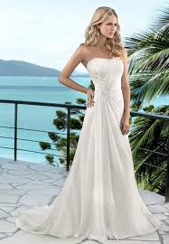 Calf Length Beach Wedding Dress Summer Wedding Dress Chiffon Wedding Dress Beach Wedding Dresses