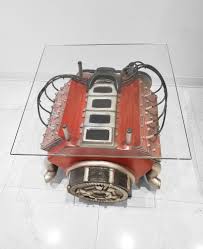 Used as a coffee table, this product will fit perfectly in?your home or in your office. V8 Engine Coffee Center Table